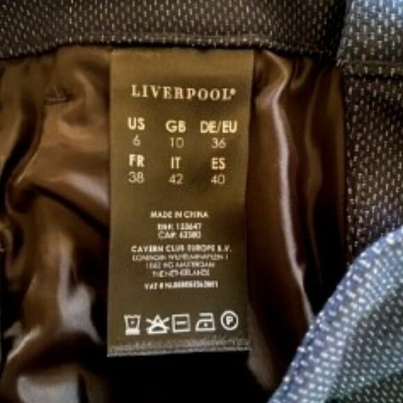 Liverpool Renee Navy Knit Trouser 28 - Picture 5 of 5